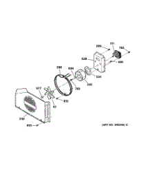 06 - Fan parts for Ge Range JS960CB1CC from AppliancePartsPros.com