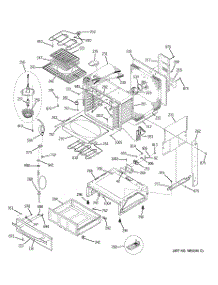 03 - Body Parts parts for Ge Range JS966SD2SS from AppliancePartsPros.com