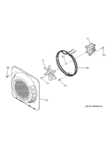 06 - Convection Fan parts for Ge Range JS966SD2SS from AppliancePartsPros.com