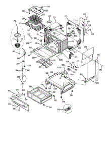 Insulation / Oven / Drawer parts for Ge Range JS966SD1SS from AppliancePartsPros.com