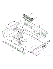 07 - Cooling Fan parts for Ge Range JS966BD1BB from AppliancePartsPros.com