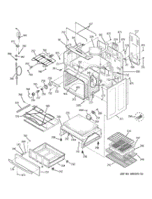 03 - Body Parts parts for Ge Range JB988TK2WW from AppliancePartsPros.com