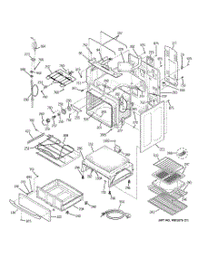 03 - Body Parts parts for Ge Range JCB968WJ2WW from AppliancePartsPros.com