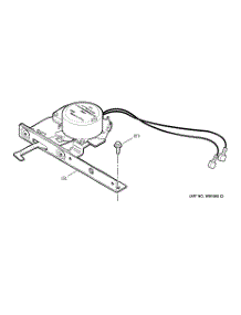 05 - Door Lock parts for Ge Range JS966WD1WW from AppliancePartsPros.com