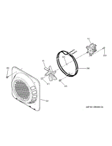 06 - Convection Fan parts for Ge Range JS966WD1WW from AppliancePartsPros.com