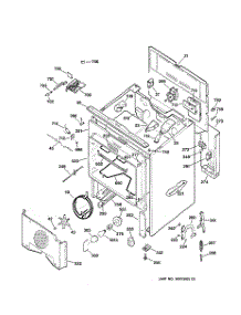02 - Body Parts parts for Ge Range JBP95GW2 from AppliancePartsPros.com