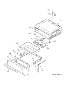 04 - Warming Drawer parts for Ge Range JB900BK3BB from AppliancePartsPros.com