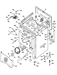 03 - Section3 parts for Ge Range JBP95GT3 from AppliancePartsPros.com