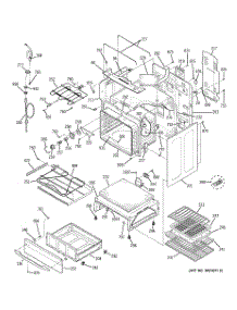 03 - Body Parts parts for Ge Range JB988SH1SS from AppliancePartsPros.com