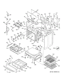 03 - Body Parts parts for Ge Range JB988KK3CC from AppliancePartsPros.com