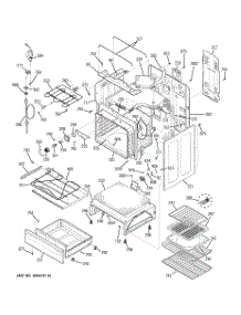 03 - Body Parts parts for Ge Range JBP95KF2CC from AppliancePartsPros.com