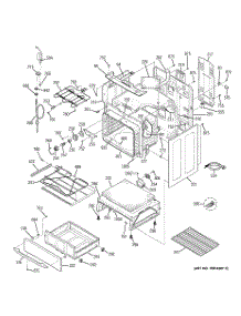 03 - Body Parts parts for Ge Range JCB909SL5SS from AppliancePartsPros.com