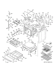 03 - Body Parts parts for Ge Range JB968BH4BB from AppliancePartsPros.com