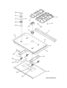 03 - Cooktop parts for Ge Range JGS968BH3BB from AppliancePartsPros.com