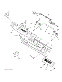 02 - Control Panel parts for Ge Range JGS968TH1WW from AppliancePartsPros.com