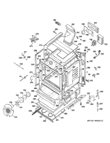 03 - Body Parts parts for Ge Range JGB915SEF3SS from AppliancePartsPros.com
