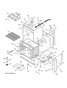 02 - Body Parts parts for Ge Range JDP39DN3BB from AppliancePartsPros.com