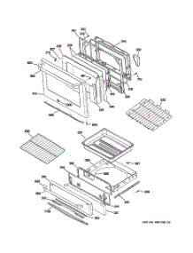 04 - Door & Drawer Parts parts for Ge Range C2S980SEM4SS from AppliancePartsPros.com