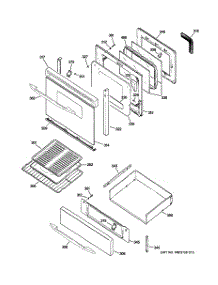 04 - Door & Drawer Parts parts for Ge Range JGB900CEK6CC from AppliancePartsPros.com