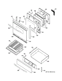 04 - Door & Drawer Parts parts for Ge Range JGB900WEF2WW from AppliancePartsPros.com