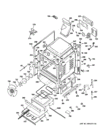 03 - Body Parts parts for Ge Range JGB900SEP2SS from AppliancePartsPros.com