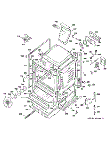 03 - Body Parts parts for Ge Range JGB810DEP2WW from AppliancePartsPros.com