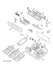 02 - Control Panel & Cooktop parts for Ge Range P2B918DEM3BB from AppliancePartsPros.com