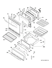 04 - Door & Drawer Parts parts for Ge Range P2B918DEM3BB from AppliancePartsPros.com