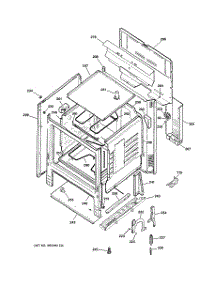02 - Body Parts parts for Ge Range ABS300J1WW from AppliancePartsPros.com