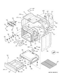 03 - Body Parts parts for Ge Range JBP35DIM3WW from AppliancePartsPros.com