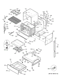 03 - Body Parts parts for Ge Range JSP46SP1SS from AppliancePartsPros.com