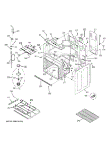03 - Body Parts parts for Ge Range PB969DP1BB from AppliancePartsPros.com