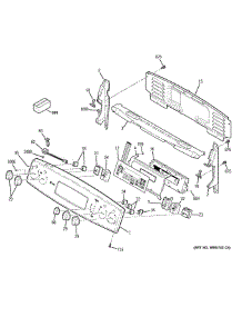 Control Panel parts for Ge Range PCB969DP1BB from AppliancePartsPros.com