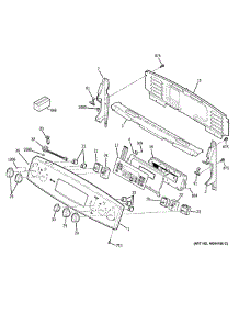 Control Panel parts for Ge Range PCB909DP1BB from AppliancePartsPros.com