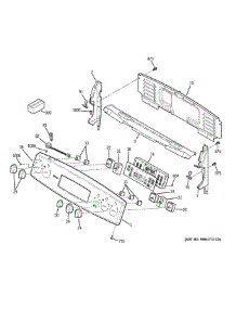 Control Panel parts for Ge Range PCB900DP1BB from AppliancePartsPros.com
