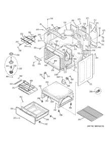 03 - Body Parts parts for Ge Range JB740SP1SS from AppliancePartsPros.com