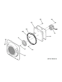Convection Fan parts for Ge Range PCB909DP1WW from AppliancePartsPros.com