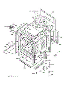 02 - Body Parts parts for Ge Range JB600WK5WW from AppliancePartsPros.com