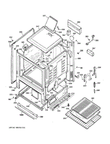 03 - Body Parts parts for Ge Range JGBS04BEM4WH from AppliancePartsPros.com