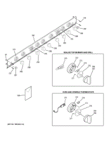 05 - Control Panel parts for Ge Range ZDP48N6RH3SS from AppliancePartsPros.com