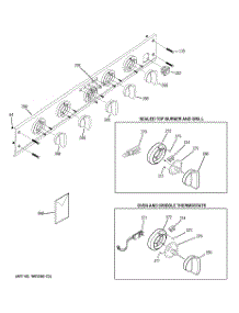 03 - Control Panel parts for Ge Range ZDP30L4H3SS from AppliancePartsPros.com