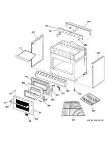 03 - Case & Door parts for Ge Range ZDP30N4D2SS from AppliancePartsPros.com