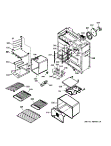 02 - Oven Assembly parts for Ge Range ZDP48N6DDSS from AppliancePartsPros.com