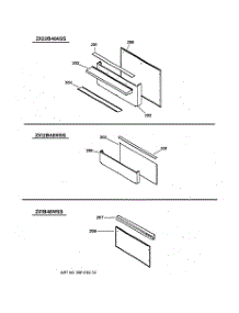06 - Accessory Backguard Assembly parts for Ge Range ZDP48N6DDSS from AppliancePartsPros.com