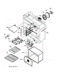 02 - Oven Assembly parts for Ge Range ZDP36N4RD2SS from AppliancePartsPros.com