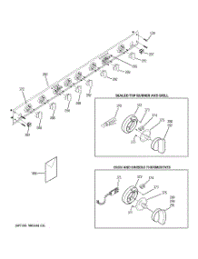 06 - Control Panel parts for Ge Range ZDP48N4GH2SS from AppliancePartsPros.com