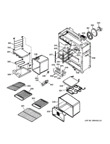 02 - Oven Assembly parts for Ge Range ZDP48L4GD1SS from AppliancePartsPros.com