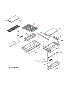 05 - Griddle Assembly parts for Ge Range ZDP48L4GD1SS from AppliancePartsPros.com