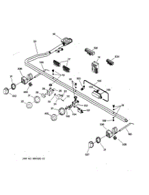 03 - Manifold & Controls parts for Ge Range ZDP48L6RWSS from AppliancePartsPros.com