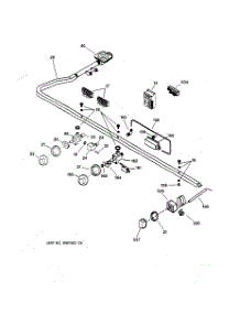 03 - Manifold And Controls parts for Ge Range ZDP36L4RD1SS from AppliancePartsPros.com